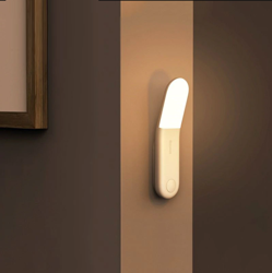Baseus Bezprzewodowa lampka nocna z czujnikiem ruchu magnetyczna + latarka LED ciepłe światło