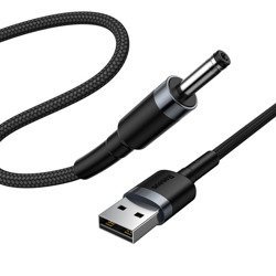 Baseus Cafule Cable | Kabel zasilający ładowarka przewód USB - DC 3,5mm 2A 1m 