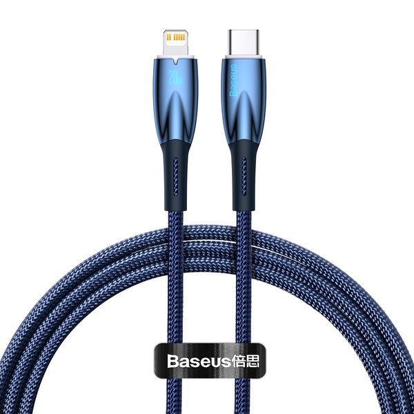 Baseus Glimmer Series | Kabel USB-C - Lightning do iPhone Power Delivery 20W 1m