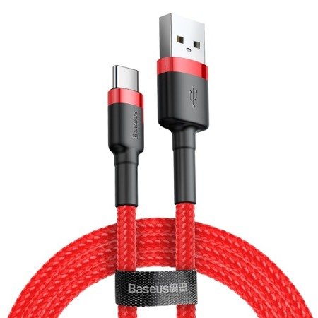 Baseus Cafule Cable | Kabel nylonowy USB USB-C Type-C Quick Charge 3.0 2A 200cm