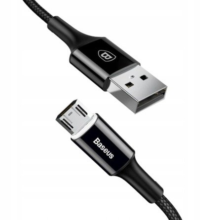 Baseus Shining | Podświetlany kabel USB Micro USB Szybkie ładowanie Quick Charge 2A 1m EOL