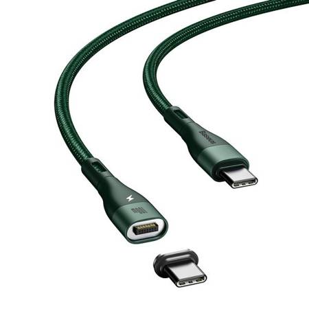Baseus Zinc Magnetic | Magnetyczny kabel USB-C Type-C 100W QC 4.0+ PD Huawei SCP 5A Samsung AFC 1.5m EOL
