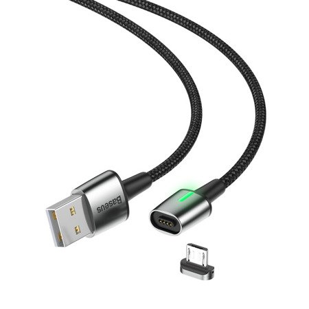 Baseus Zinc Standard | Mocny kabel magnetyczny USB - Micro USB 200cm 1.5A EOL